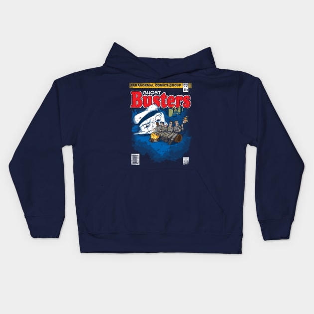 Paranormal Comics Kids Hoodie by mannypdesign